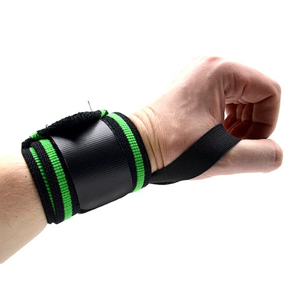 Кистьові бинти MadMax MFA-298 Wrist Wraps 18" Black/Green  (пара) | Зображення 8