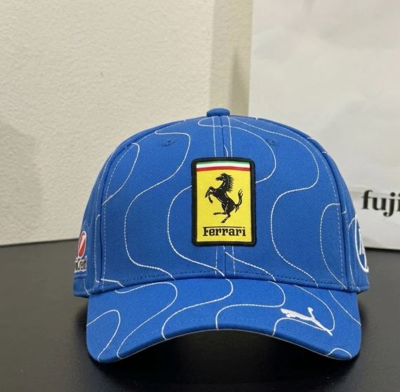 Синя кепка Special Edition Ferrari Monza 2025 Charles Leclerc – бейсболка Scuderia Ferrari F1 | Зображення 4