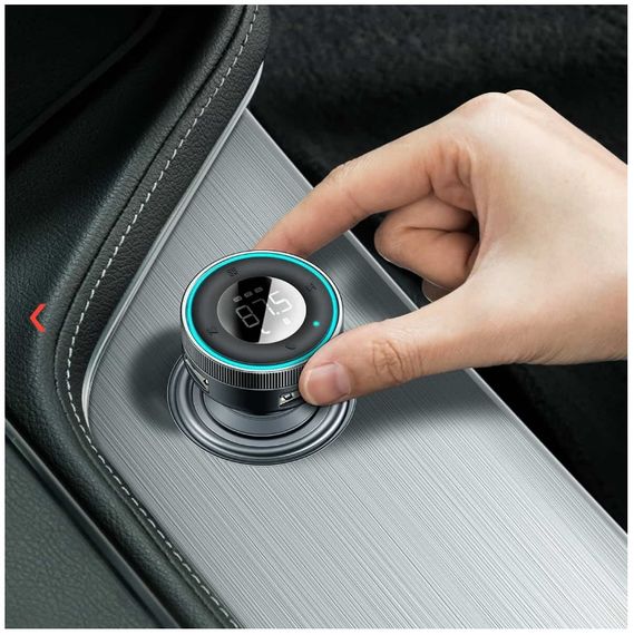 АЗП з FM-модулятор Baseus Enjoy Car Wireless MP3 Charger (Wireless 5.0) | Зображення 1