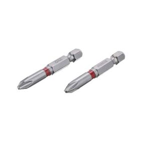 Комплект викруткових насадок PH2 1/4"*50 мм, S2, пак. 2 шт., STORM INTERTOOL VT-02121