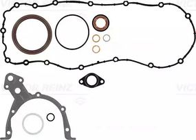 Комплект прокладок блока картера двигуна OPEL Astra F,G,Corsa A,B,Kadett E,Vectra A,B 1,4-1,6 89-03, VICTOR RE