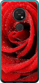 Чехол на Nokia 7.2 Красная роза "529u-1792-17620"