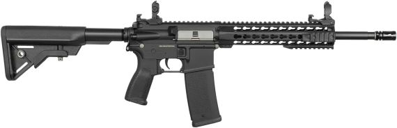 Страйкбольна гвинтівка Evolution Recon Superlite 14.5 Carbontech AEG 6 мм Black