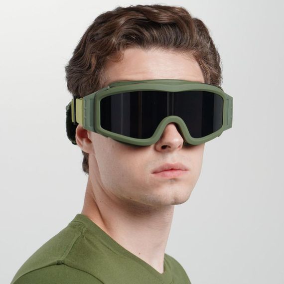 Тактичні окуляри протиударні з 3 змінними лінзами / Балістичні окуляри для ЗСУ | Зображення 1