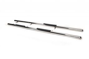 Бічні труби (2 шт., нерж) 60 мм, довга база для Opel Combo 2012-2018 рр