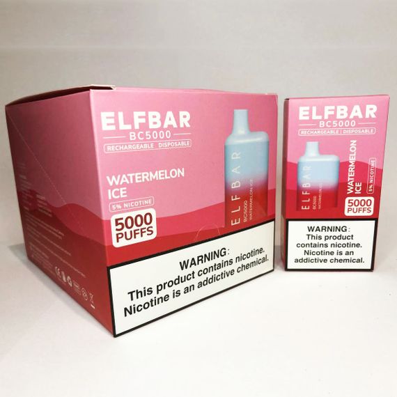 Elf Bar BC5000 смак Кавун (Watermelon Ice) | Зображення 5