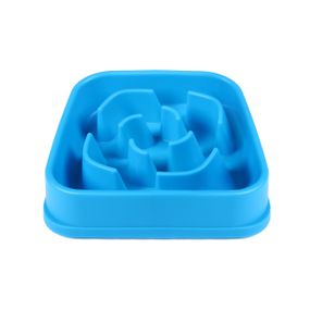 Миска для медленного питания Dexas Slow Maze Feeder, 0.96 л, голубая
