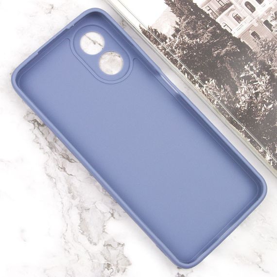 Силіконовий чохол Candy Full Camera для Oppo A58 4G Блакитний / Mist blue | Зображення 2