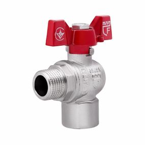 Кран кульовий Thermo Alliance Forte 1/2" ВН для води кутовий (метелик) SF267W15