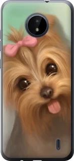 Чохол на Nokia C20 Намальований йоркширський тер'єр із силікону FCh_022955