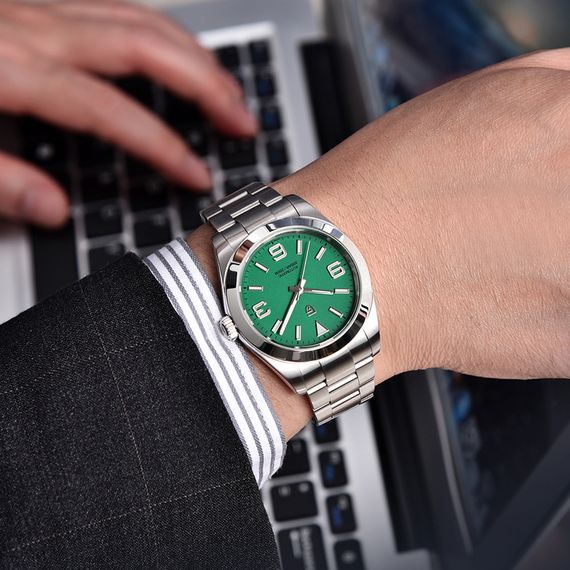 Годинник P2agani Design PD-1692 Silver-Green | Зображення 2