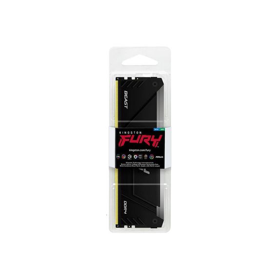 Модуль пам'яті для комп'ютера DDR4 32GB 3600 MHz Fury Beast RGB Kingston Fury (ex.HyperX) (KF436C18BB2A/32) | Зображення 4