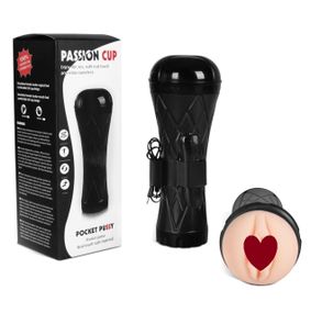 Вагіна - мастурбатор із вібрацією Boss Series: Vibrating Vagina cyber skin - Latarka, BS6000025 Sex Aura