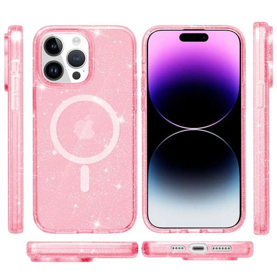 Чохол TPU Galaxy Sparkle (MagFit) для Apple iPhone 15 Pro (6.1") | Зображення 1
