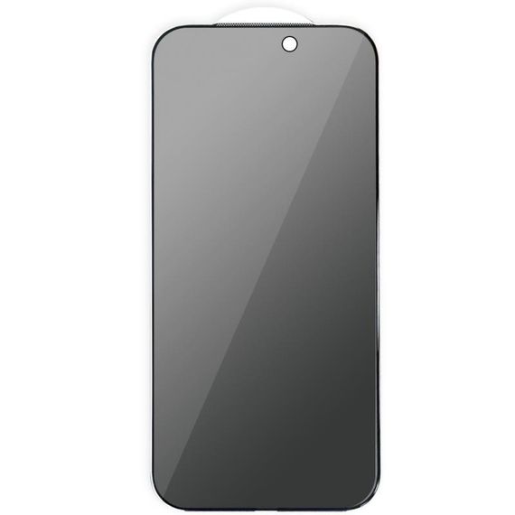 Защитное стекло Privacy 5D (тех.пак) для Apple iPhone 17 Pro (6.3") Черный