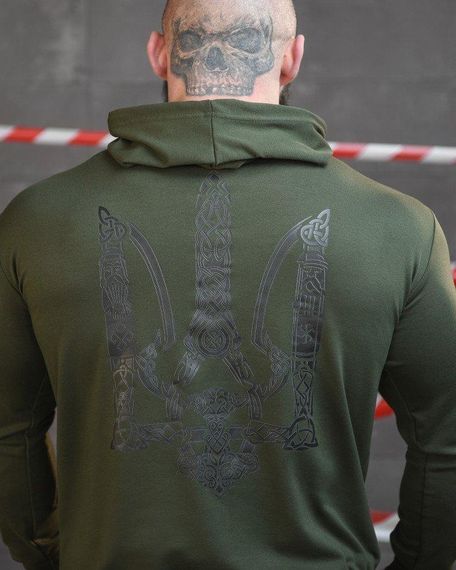 Худі maklin герб олива НП4978 | Зображення 5