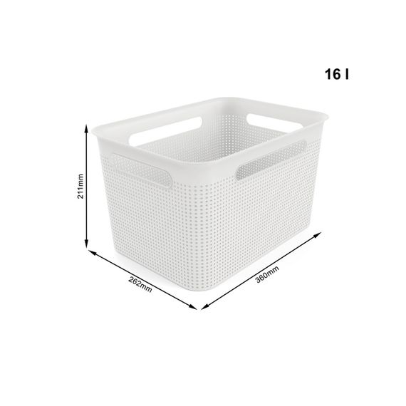 Комод пластиковий на 3 ящики Rotho (Рото) Brisen (10497) Біло-сірий | Зображення 5