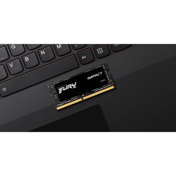 Модуль пам'яті для ноутбука SoDIMM DDR4 32GB (2x16GB) 3200 MHz Impact Kingston Fury (ex.HyperX) (KF432S20IBK2/32) | Зображення 3