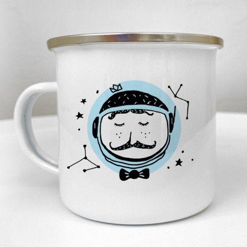 Кружка металлическая Camper Official explorer of space and time 250 мл (KRM_23S019)