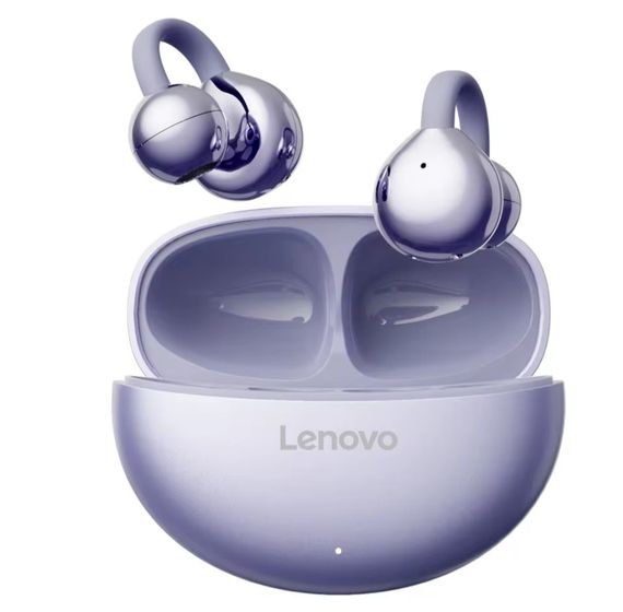 Навушники-кафи Lenovo TA410 пурпурові+прикраси — Чистий Звук, Потужний Bluetooth 5.4, Дуже Зручні | Зображення 5