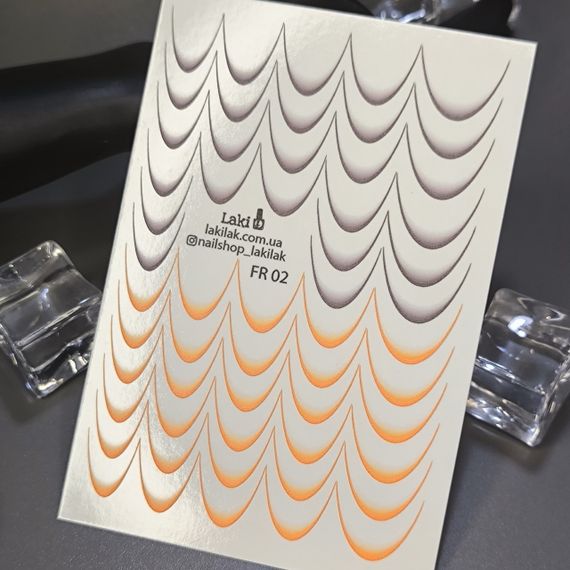 Слайдер для френча Mi FR02 на водяній основі (7x10см)