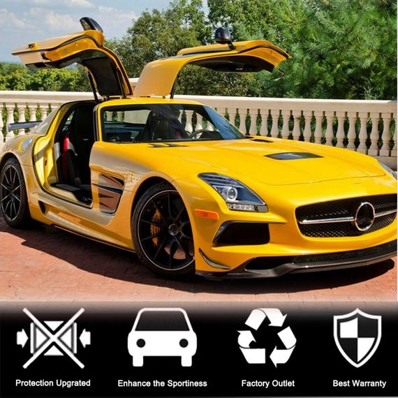 Накладка на передній бампер Lip (Карбон) для Mercedes SLS C197 2010-2014 рр | Зображення 2