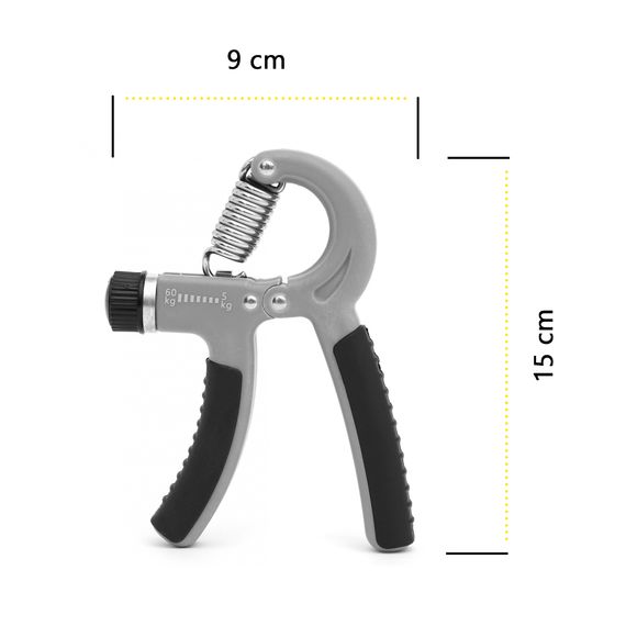 Еспандер кистьовий Cornix 5-60 кг з регульованим навантаженням XR-0383 Grey/Black | Зображення 1