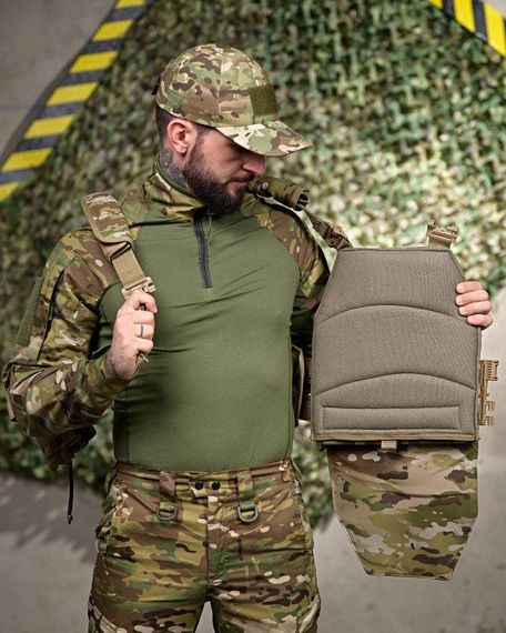 Плитоноска 4 быстрых сброса с напашником мультикам frezzi РП7349 | Зображення 6