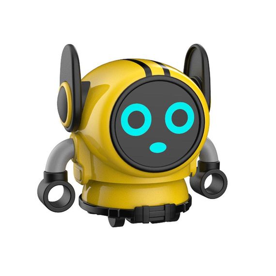 Інерційна іграшка мікроробот, машинка, дзиґа JJRC R7 DouDou Inertia Gyro жовтий (JJКС-R7Y) | Зображення 1
