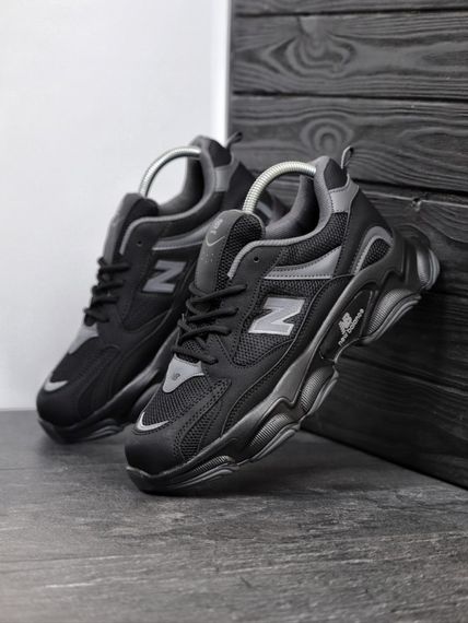 Кросівки New Balance замш/шкіра/3D сітка колір чорний | Зображення 4