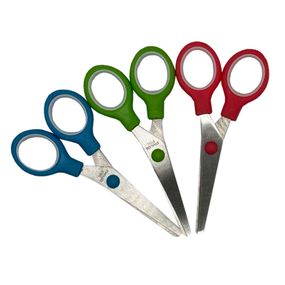 Детские ножницы канцелярские SS-1433, 13 см, пластиковая ручка