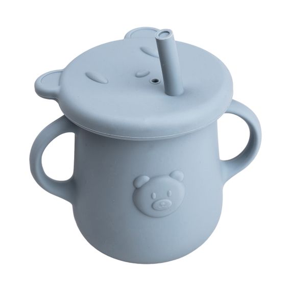 Дитячий набір силіконового посуду 7 предметів Синій HP34546BL | Зображення 7