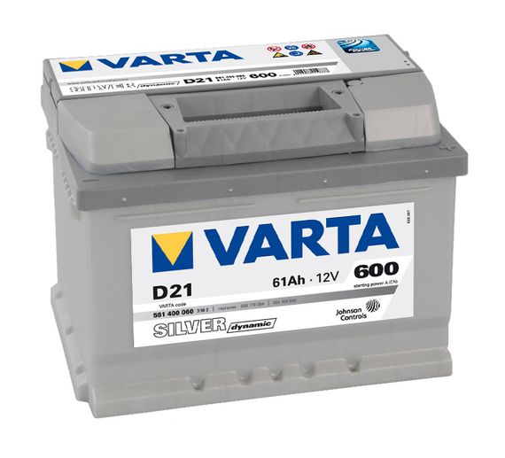 Аккумулятор VARTA 61Ач Silver Dynamic D21 561400060