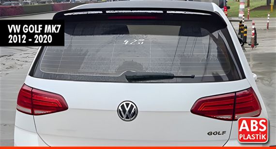 Спойлер DPT V-8 (HB, чорний глянець) для Volkswagen Golf 7/E-Golf 2012-2020 рр