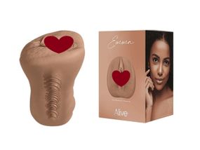 Мастурбатор вагина Alive Emma реалистичный, коричневый, M sexstyle