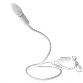 Настольная лампа в современном стиле гибкая BL-423T/1 E14 WH