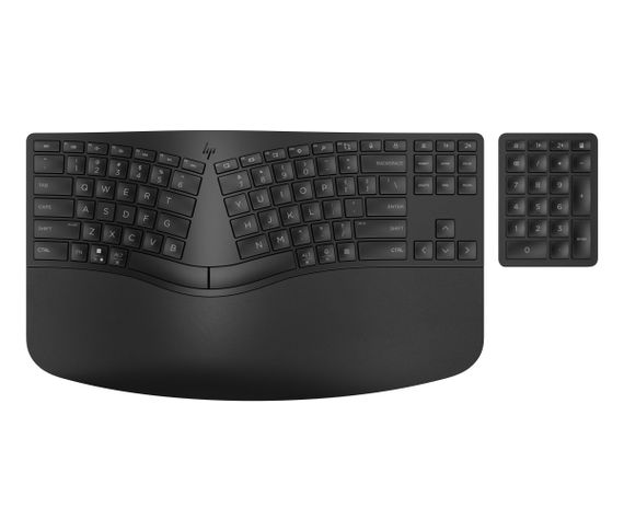 Клавиатура мембранная HP 960 BLK Ergonomic split-zone 7E755AA