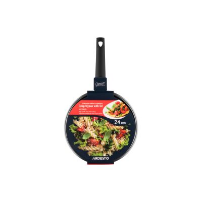 Сковорода Ardesto Gemini Gourmet Viareggio Cover Grey 24 см (AR1924GDL) | Зображення 1
