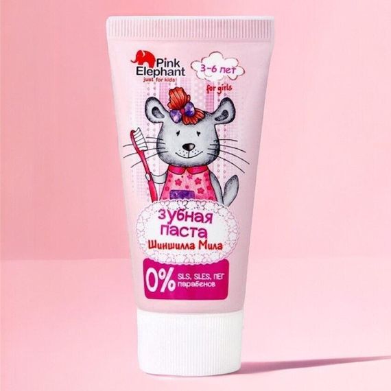 Зубна паста Pink Elephant Шиншила Міла 50 мл