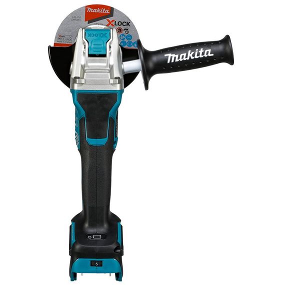 Шліфмашина кутова акумуляторна Makita DGA519Z (125 мм, 3000-8500 об/хв, BL, LXT, X-LOCK, без акумуляторів та зарядного пристрою) | Зображення 3