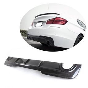 Дифузор заднього бампера V5 (для F10 M-Sport, Карбон) для BMW 5 серія F-10/11/07 2010-2016 рр
