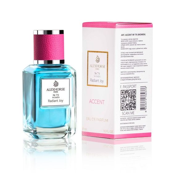 Парфумована вода для жінок Alex Horse Radiant Joy ACCENT  50 ml AA-079