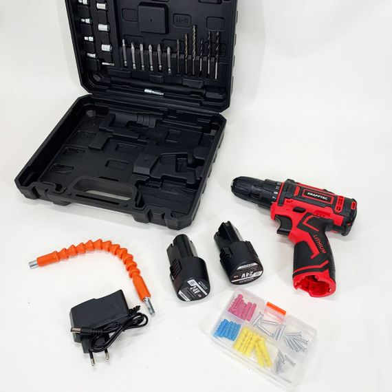 Акумуляторний шуруповерт із насадками KRAFFTEC 24V | Зображення 6