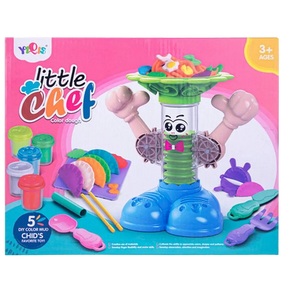 Набор теста для лепки 5 баночек My Little Chef