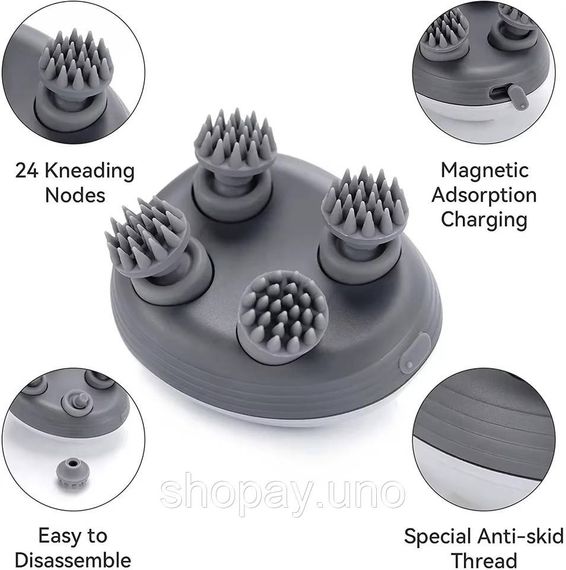 Беспроводной массажер для глубокого массажа головы Smart Scalp Massager | Зображення 1