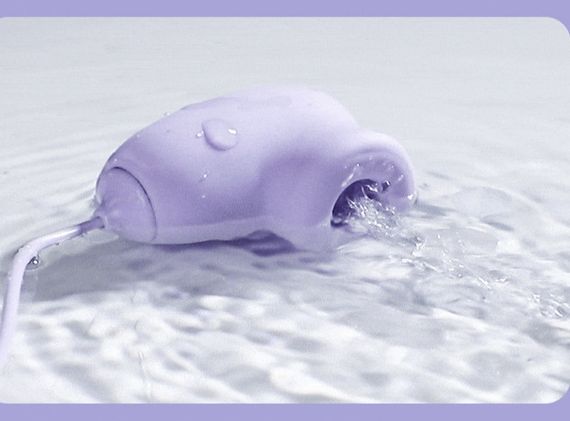 Секс масажери "Flirting vibrator", колір фіолетовий, 10 режимів вібрації Sex Aura | Зображення 5