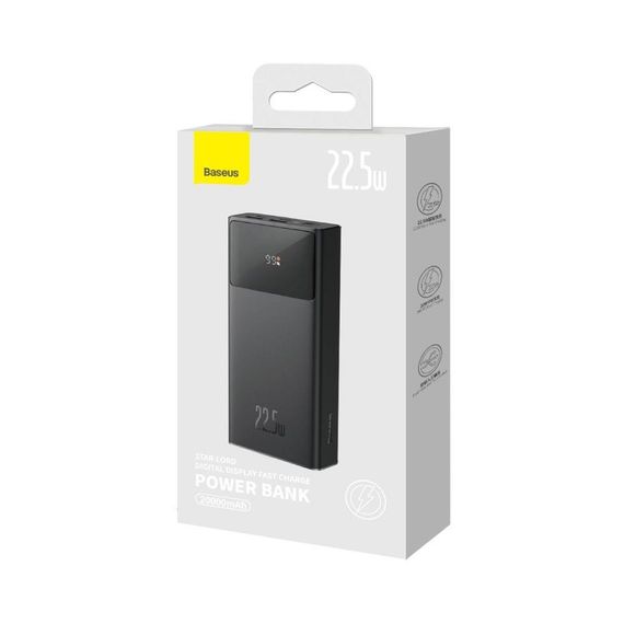 Універсальна Мобільна Батарея Power Bank Baseus Star-Lord Digital Display Fast 22.5W 30000 mAh (PPXJ0801xx) | Зображення 1