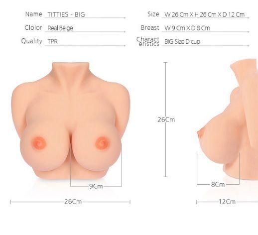 Мастурбатор-груди Kokos Bouncing Titties D сир Sex Aura | Зображення 5