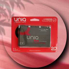 Упаковка 3 шт. безлатексних UNIQ Single: Free Ultra Thin