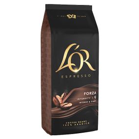 Кофе в зернах L'OR Espresso Forza 1кг Крепкий кофе Льор Форза